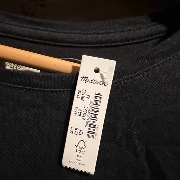 Madewell Drapey Crewneck Tee - Picture 4 of 4